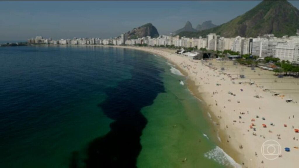 Cardume de Manjubinhas Encanta Copacabana em Espetáculo Marinho Cardume de Manjubinhas Encanta Copacabana em Espetáculo Marinho