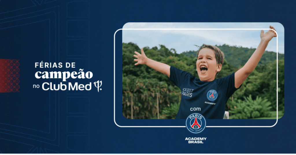 Descubra o Camp PSG Academy no Club Med para Férias de Janeiro de 2026