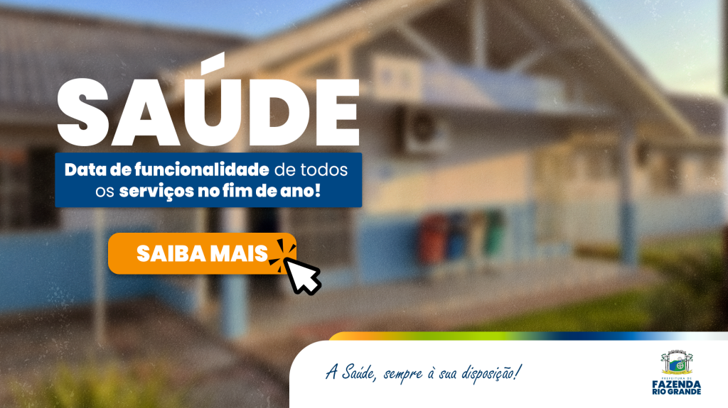 Festas de Fim de Ano: Saúde de Fazenda Rio Grande Define Atendimento Especial