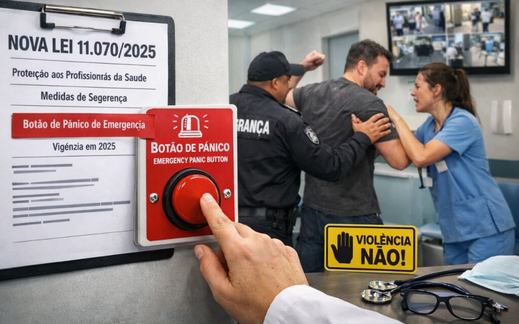 Nova Lei no RJ: Botão de Pânico em Hospitais para Proteger Profissionais da Saúde