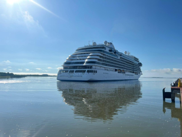 Cruzeiro de Luxo Oceania Vista Chega ao Rio Grande em Grande Estilo