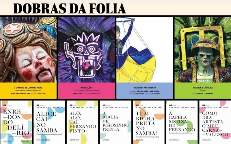 Dobras da Folia: Nova coleção editorial celebra a diversidade artística das escolas de samba