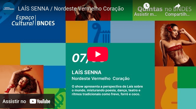 Laís Senna Encanta com 'Nordeste Vermelho Coração' no Espaço Cultural BNDES