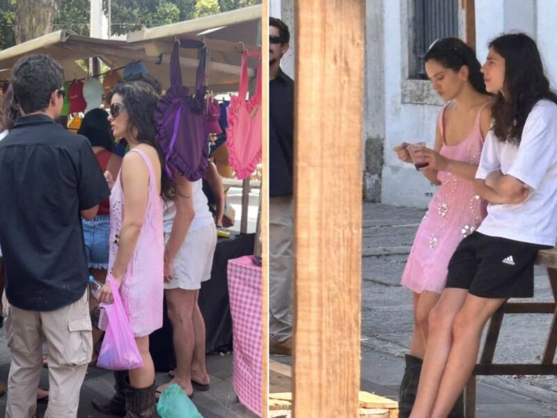 Rosalía Encanta ao Visitar Praça XV no Rio de Janeiro