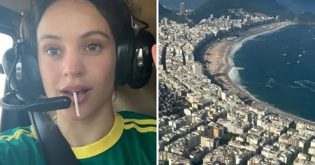 Rosalía se despede do Brasil com emoção: ‘No me quería ir’ Rosalía se despede do Brasil com emoção: 'No me quería ir'