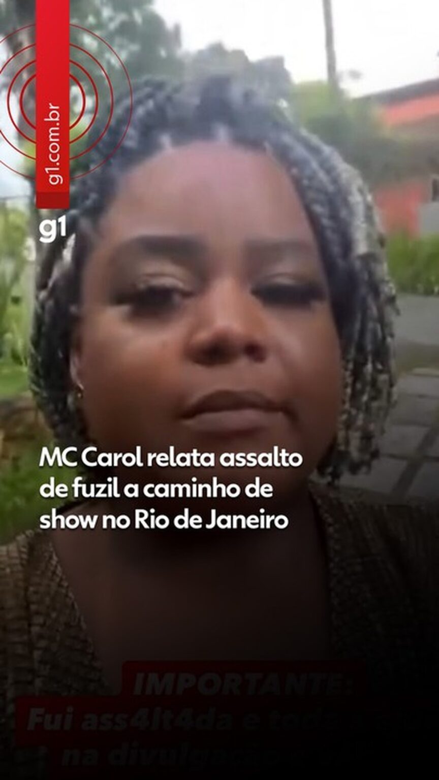 MC Carol de Niterói Compartilha Experiência de Assalto Violento ao Ir para Show