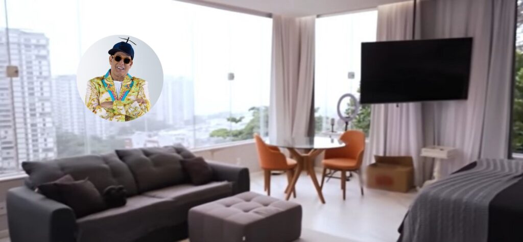 Sérgio Mallandro Revela Seu Quarto com Vista Deslumbrante para o Mar em São Conrado