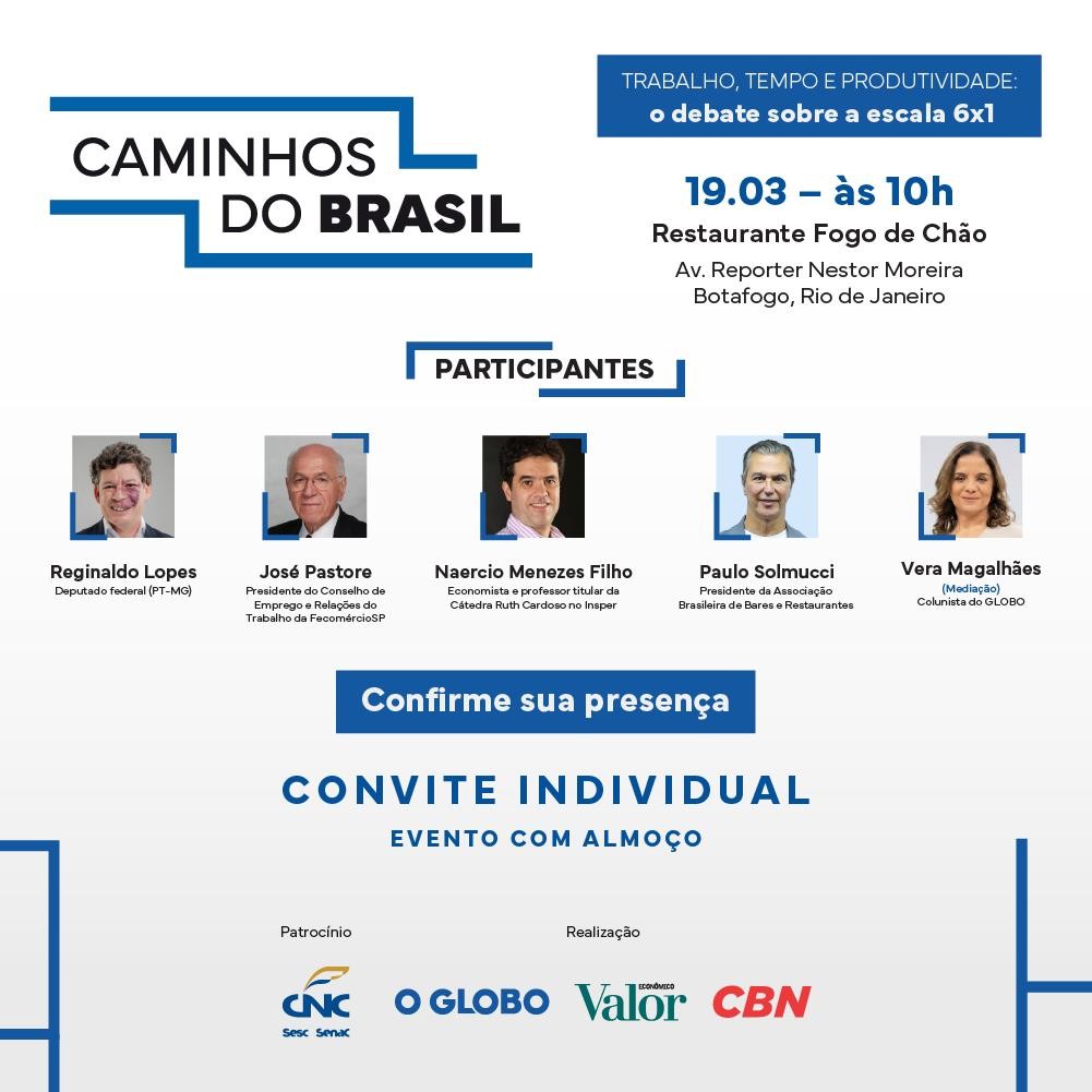 Debate sobre a Mudança na Jornada de Trabalho 6x1: 'Caminhos do Brasil' Aprofunda Discussão