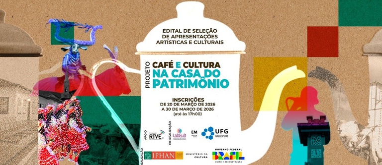 Iphan e UFG Chamam Artistas para o Projeto 'Café e Cultura na Casa do Patrimônio'