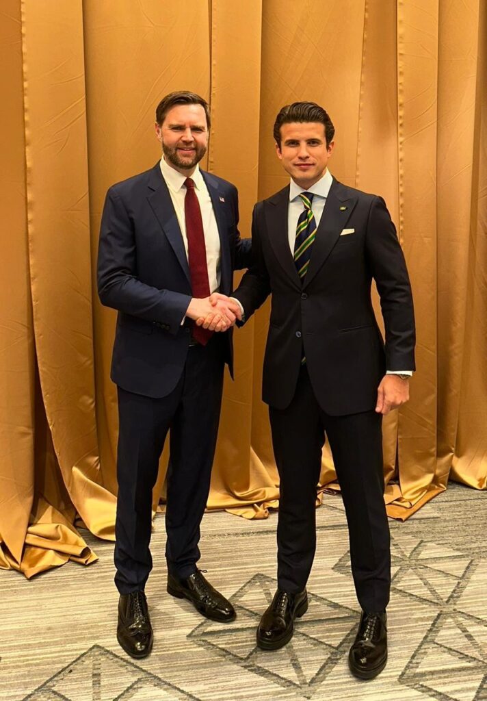 André Marinho se Reúne com Vice de Trump para Discutir Segurança no Rio de Janeiro