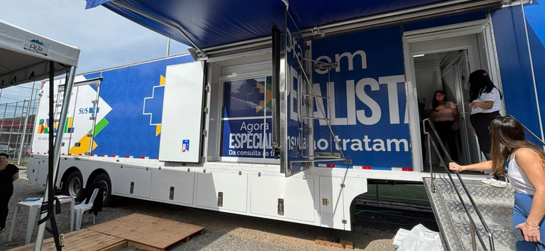 Carreta do Ministério da Saúde Chega a Rio Branco do Sul (PR) para Atender Pacientes do SUS