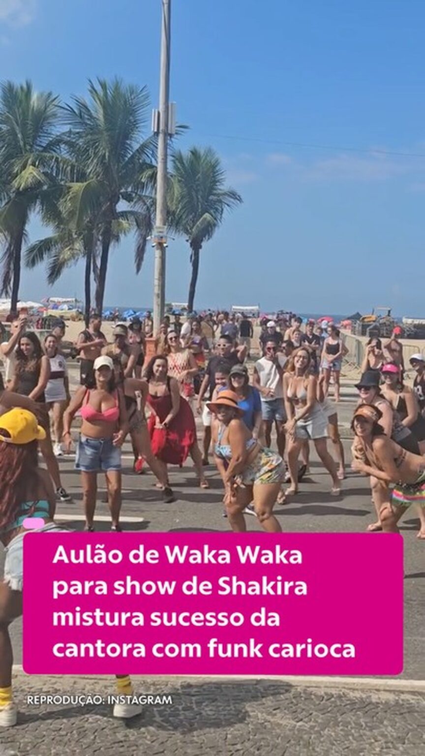 Do Waka Waka ao Choka Choka: Aulão de Coreografia em Rio de Janeiro