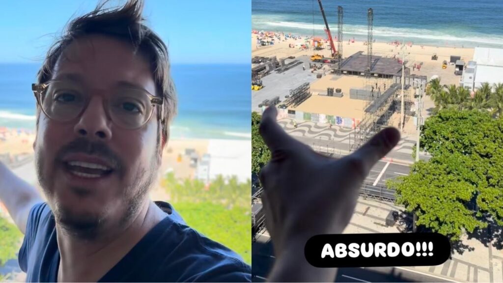 Fabio Porchat Clama à Prefeitura do Rio por Vista do Show de Shakira