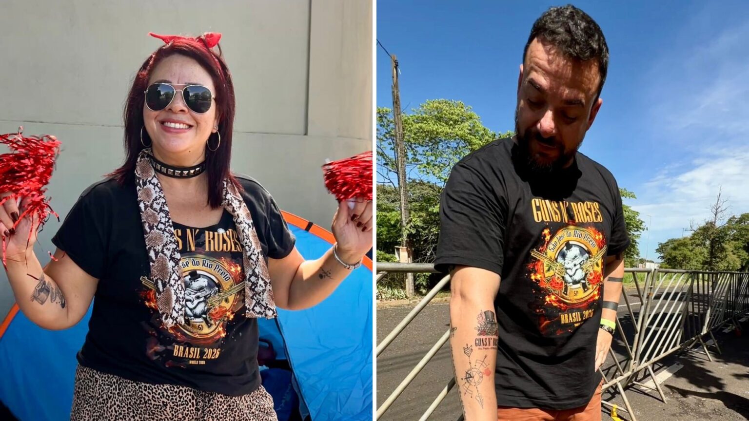 Fãs do Guns N' Roses Viajam 600 km e Acampam para o Show em SP
