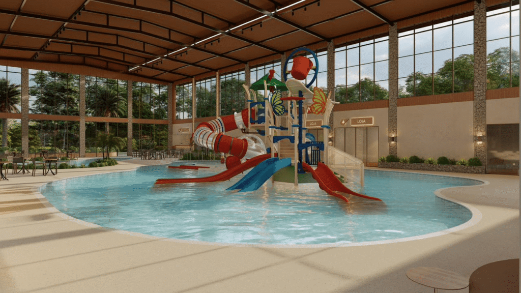 Le Canton Revela Novo Complexo Aquático Indoor e Valoriza o Turismo na Serra Le Canton Revela Novo Complexo Aquático Indoor e Valoriza o Turismo na Serra