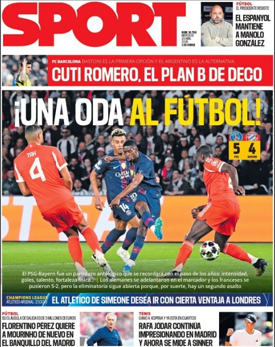 PSG 5 x 4 Bayern: um espetáculo emocionante que encantou a Europa