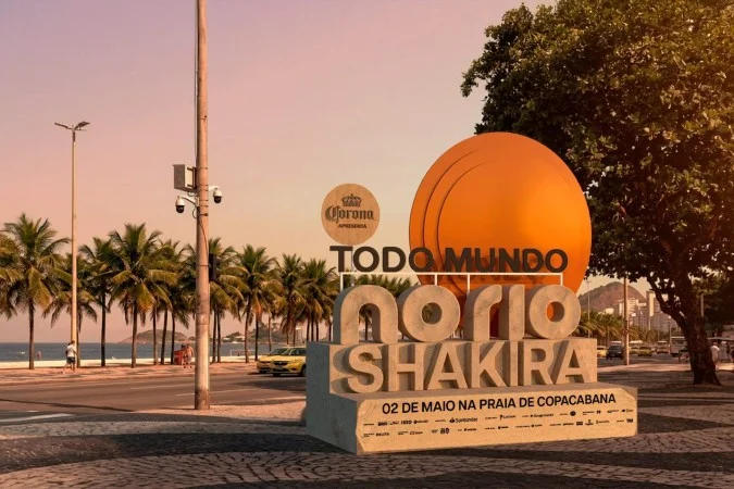 Rio de Janeiro Recebe Escultura de Areia para Show Gratuito de Shakira