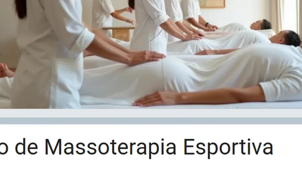 Inscrições abertas para curso gratuito de massoterapia esportiva