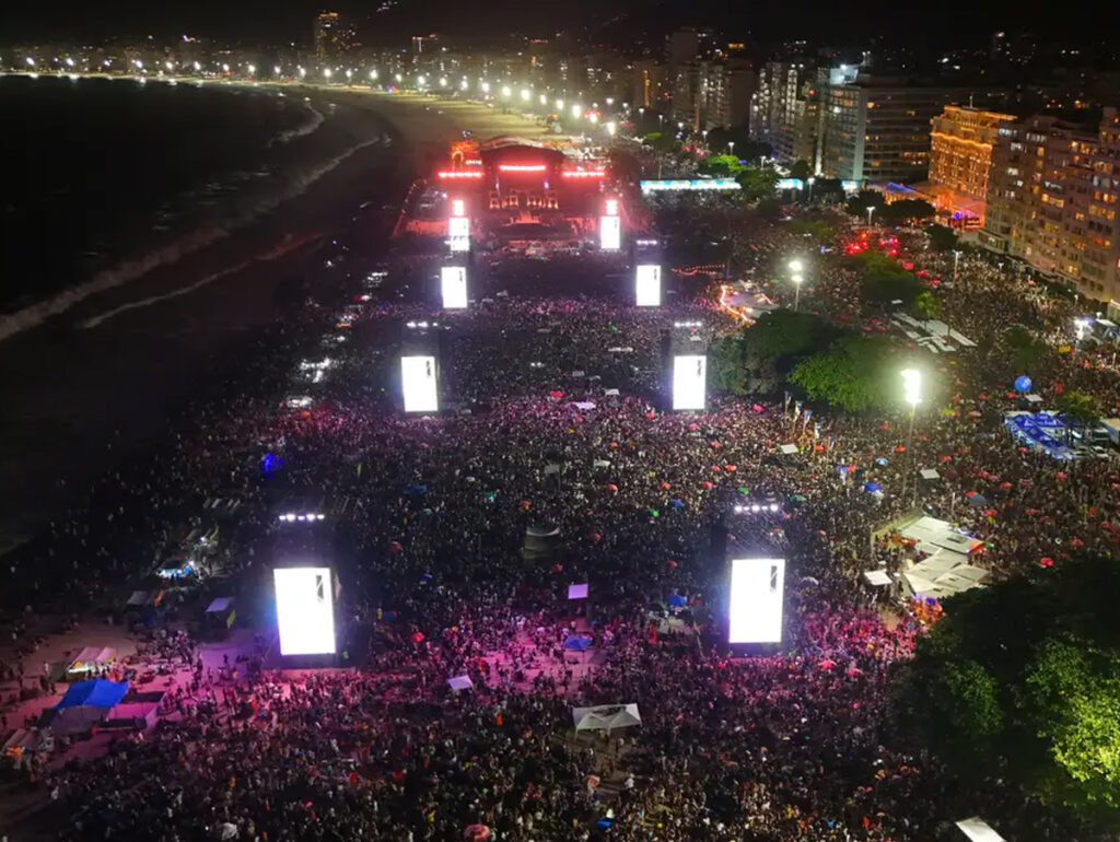 Rio de Janeiro se prepara para receber grandes shows gratuitos em 2026 e 2027